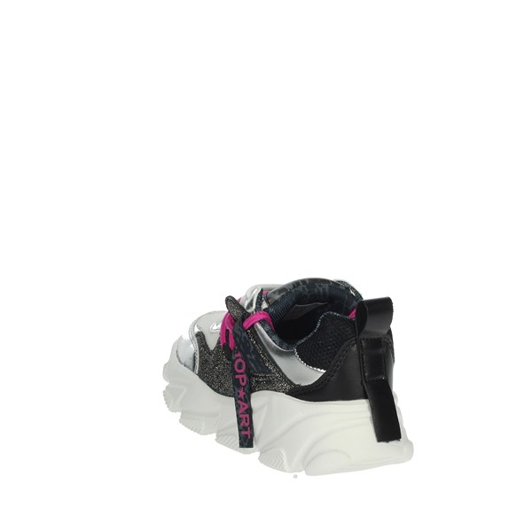 Shop Art Shoes Sneakers White/Black SAG80319