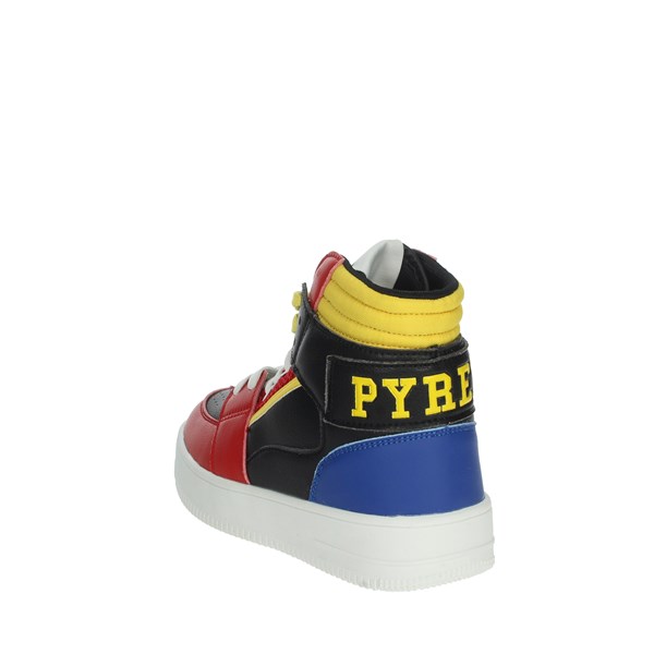 Pyrex Shoes Sneakers Black/Red PYK80405