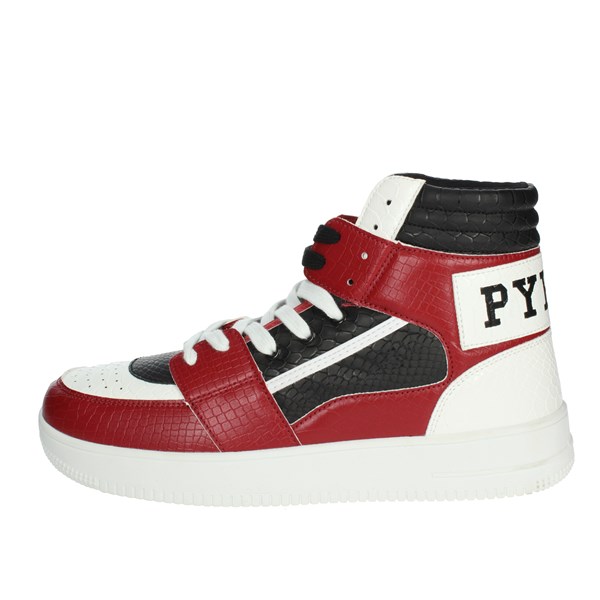 Pyrex Shoes Sneakers White/Red PY80344