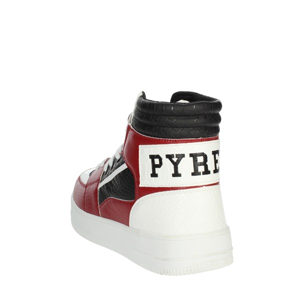 Pyrex Shoes Sneakers White/Red PY80344