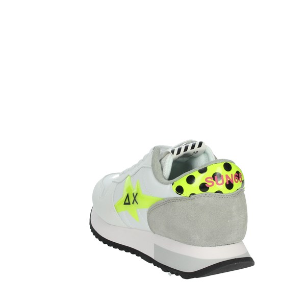 Sun68 Shoes Sneakers White/Yellow/ Fluo Z32213