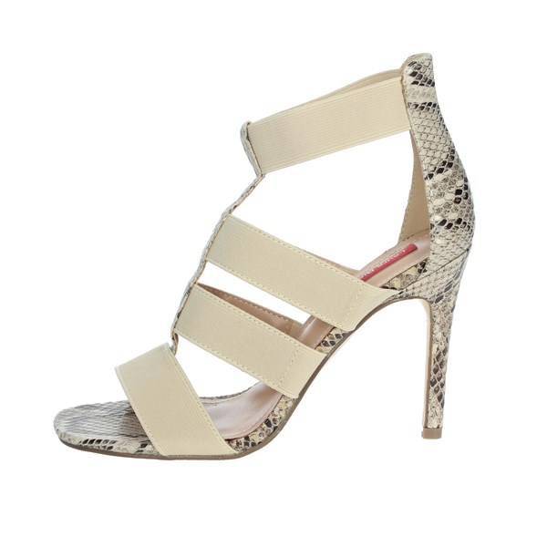 Laura Biagiotti Shoes Heeled Sandals Beige CAMP.44