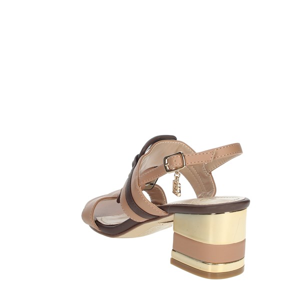 Laura Biagiotti Shoes Heeled Sandals Beige CAMP.83