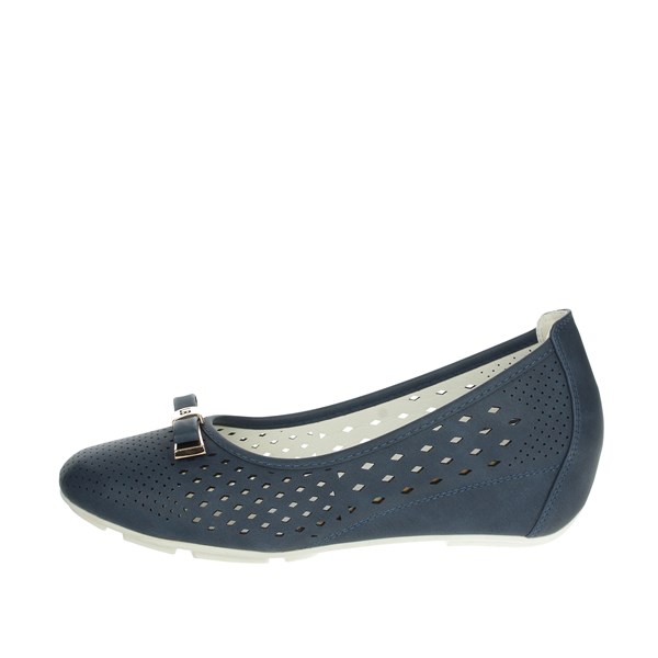 Laura Biagiotti Shoes Ballet Flats Blue CAMP.51
