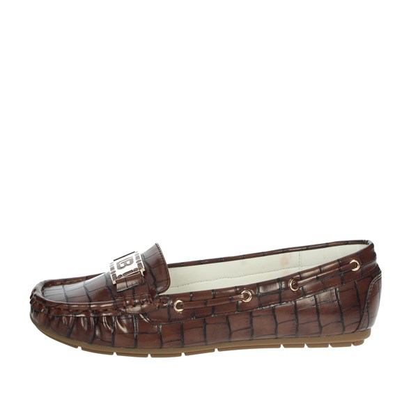 Laura Biagiotti Shoes Moccasin Brown CAMP.36