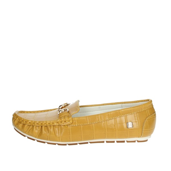 Laura Biagiotti Shoes Moccasin Mustard CAMP.65