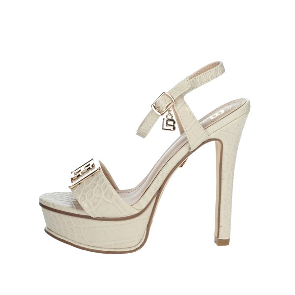 Laura Biagiotti Shoes Heeled Sandals Beige CAMP.160