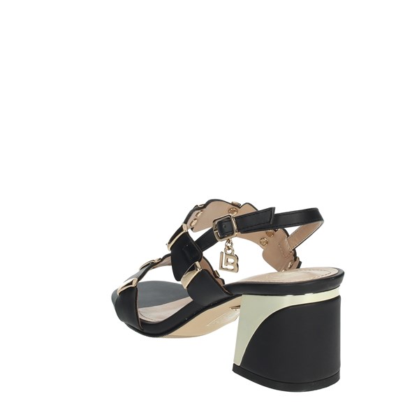 Laura Biagiotti Shoes Heeled Sandals Black CAMP.157