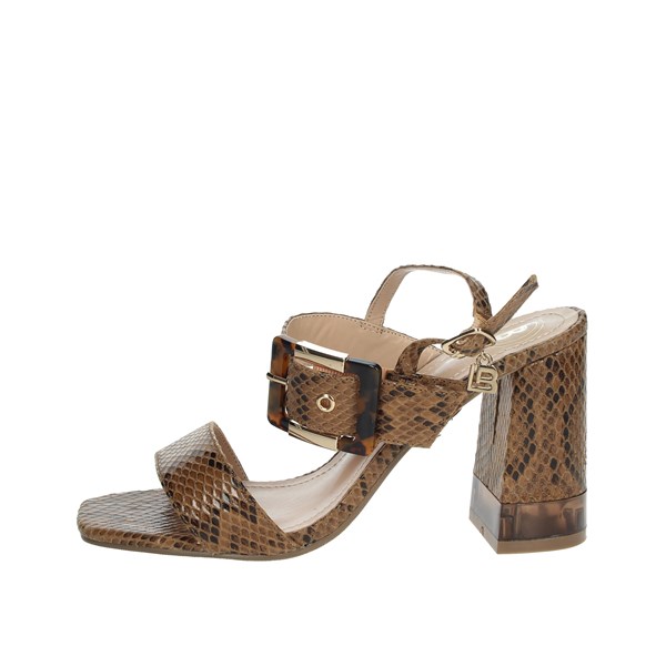 Laura Biagiotti Shoes Heeled Sandals Brown CAMP.121