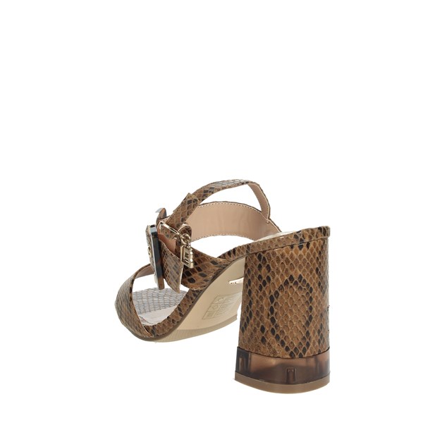 Laura Biagiotti Shoes Heeled Sandals Brown CAMP.121