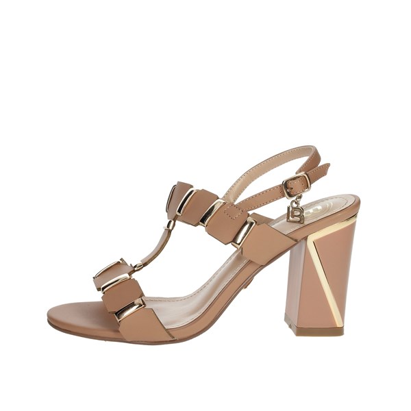 Laura Biagiotti Shoes Heeled Sandals Beige CAMP.122