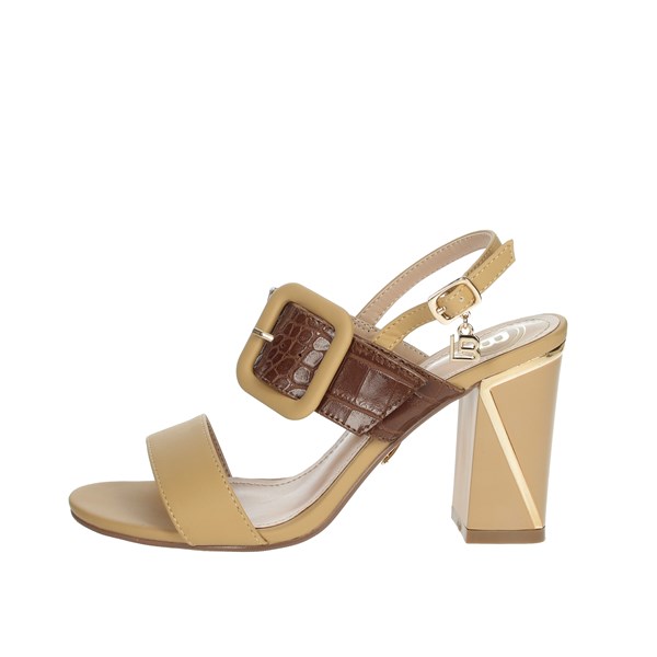 Laura Biagiotti Shoes Heeled Sandals Beige CAMP.162