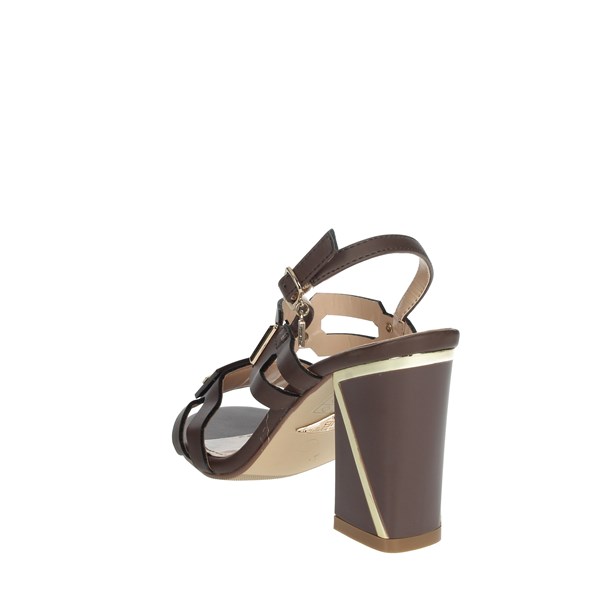 Laura Biagiotti Shoes Heeled Sandals Brown CAMP.137