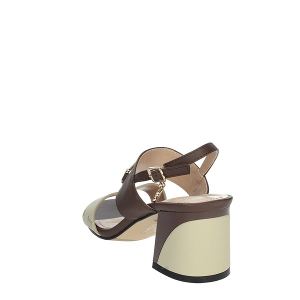 Laura Biagiotti Shoes Heeled Sandals Brown CAMP.134