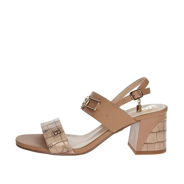 Laura Biagiotti Shoes Heeled Sandals Beige CAMP.161