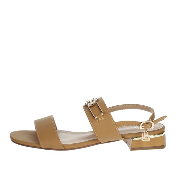 Laura Biagiotti Shoes Heeled Sandals Beige CAMP.192