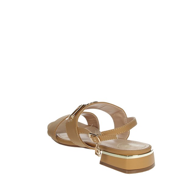 Laura Biagiotti Shoes Heeled Sandals Beige CAMP.192