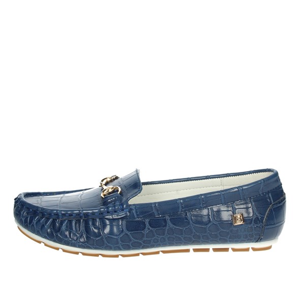 Laura Biagiotti Shoes Moccasin Blue CAMP.172