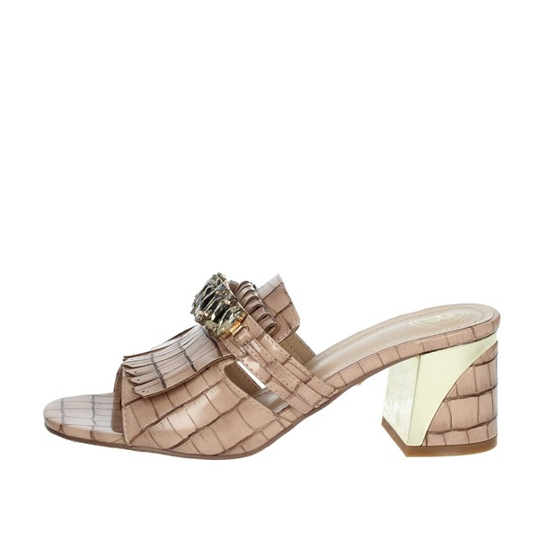 Laura Biagiotti Shoes Heeled Slippers Light dusty pink CAMP.186