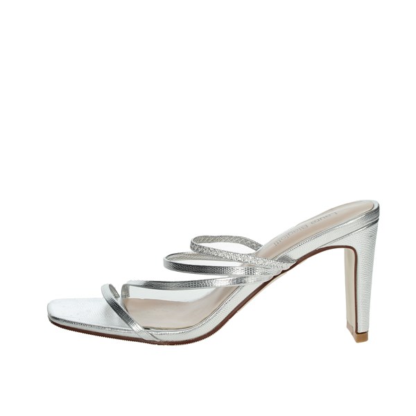 Laura Biagiotti Shoes Heeled Sandals Silver CAMP.173