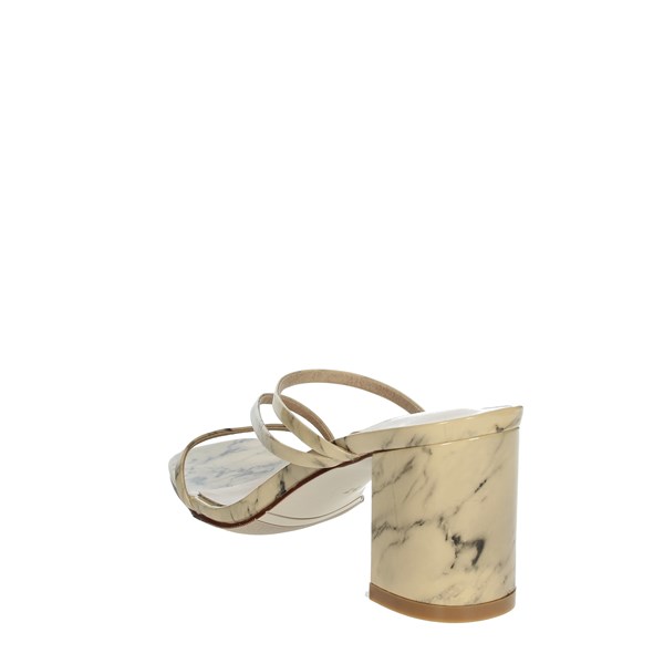 Laura Biagiotti Shoes Heeled Sandals Beige CAMP.194