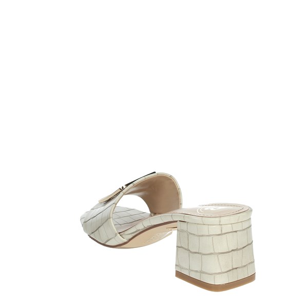Laura Biagiotti Shoes Heeled Slippers Beige CAMP.178