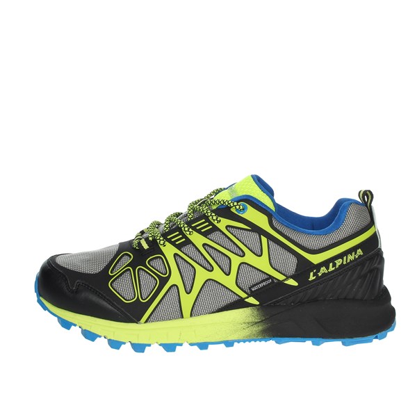 L'alpina Shoes Sneakers Black/Yellow AL101