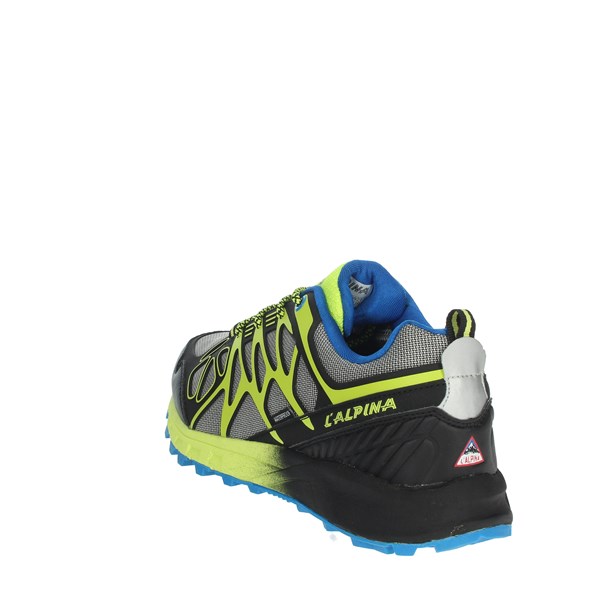 L'alpina Shoes Sneakers Black/Yellow AL101