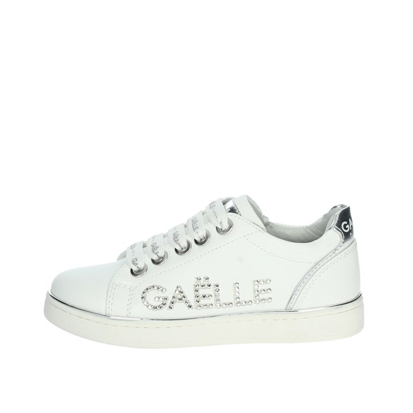 Gaelle Paris Shoes Sneakers White/Silver G-1320