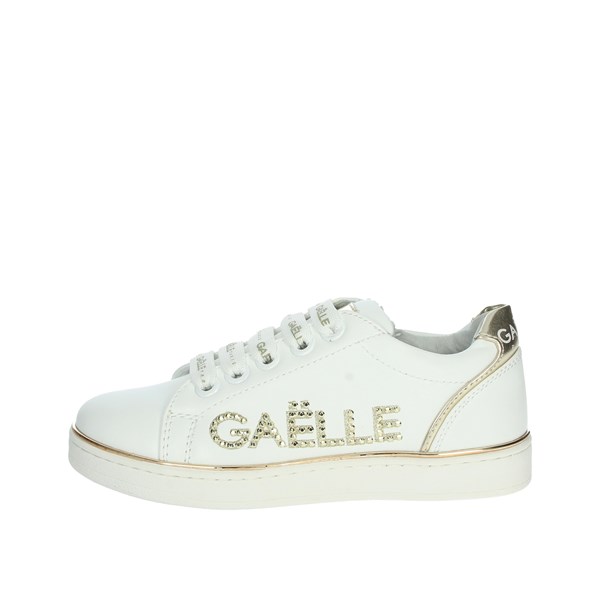 Gaelle Paris Shoes Sneakers White/Gold G-1320