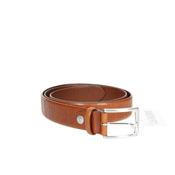 Bikkembergs Accessories Belt Brown leather E35.068