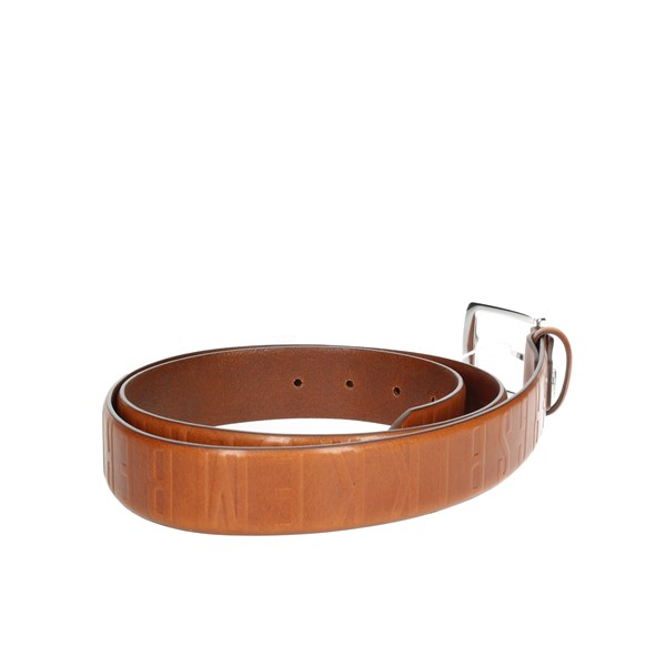 Bikkembergs Accessories Belt Brown leather E35.068