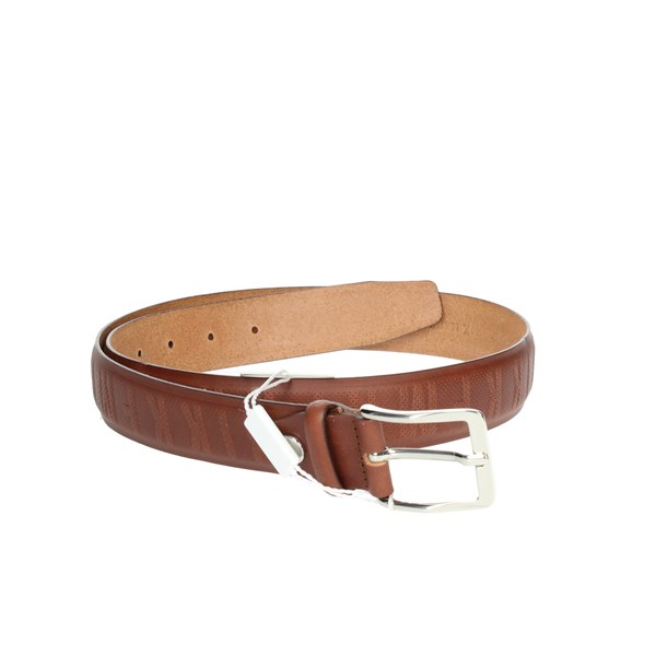Bikkembergs Accessories Belt Brown leather E35.106
