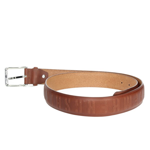 Bikkembergs Accessories Belt Brown leather E35.106