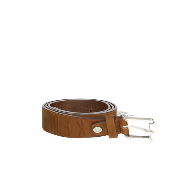Bikkembergs Accessories Belt Brown leather E35.108
