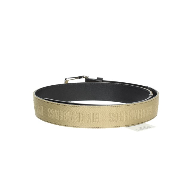 Bikkembergs Accessories Belt Black/Brown Taupe E35.122