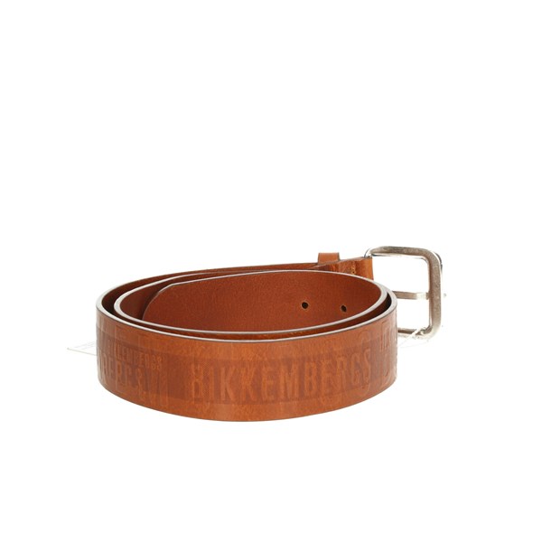 Bikkembergs Accessories Belt Brown leather E35.104