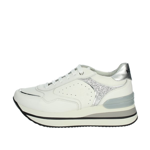 Keys Shoes Sneakers White/Silver K-6040