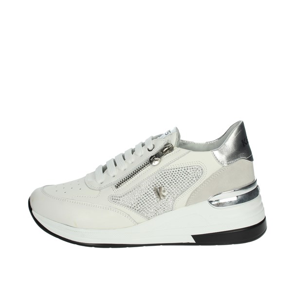 Keys Shoes Sneakers White/Silver K-6023