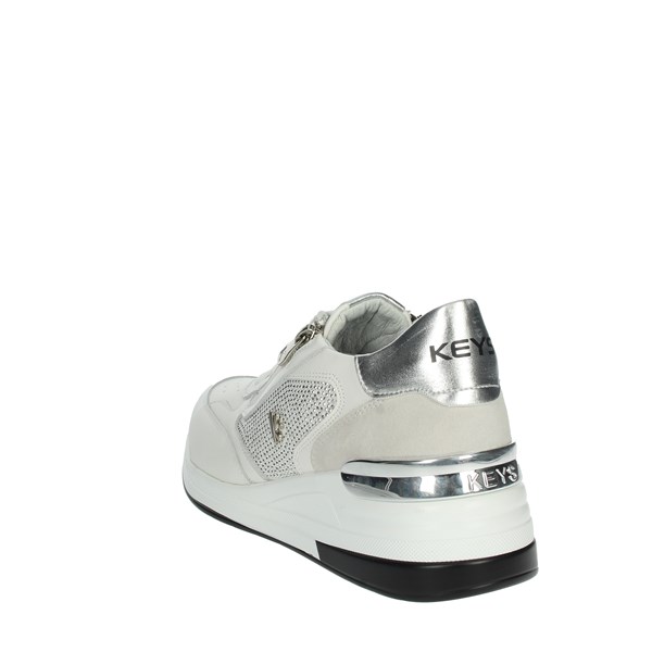 Keys Shoes Sneakers White/Silver K-6023