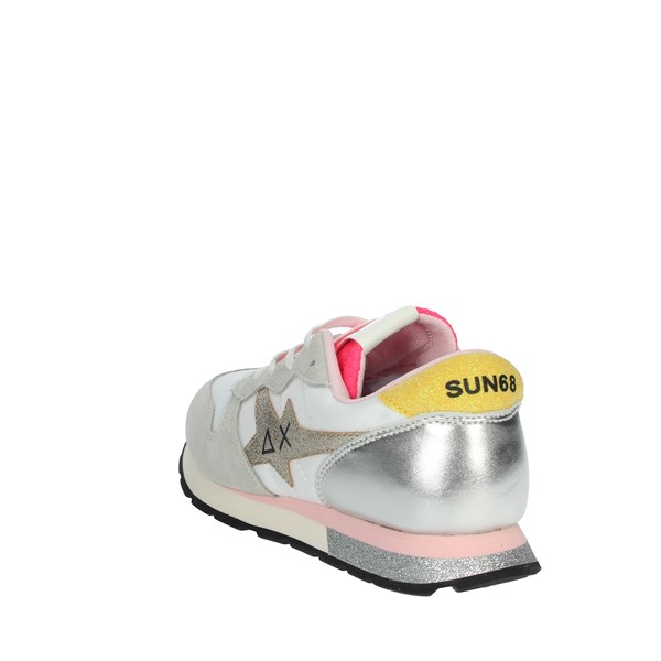Sun68 Shoes Sneakers White/Fuchsia Z32411