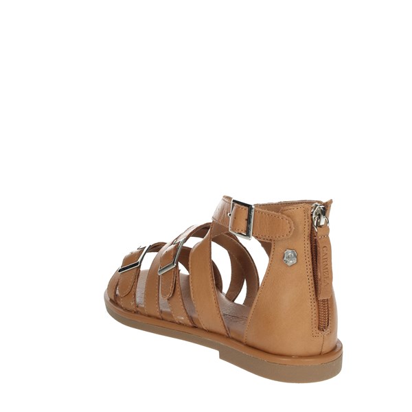 Carmela Shoes Flat Sandals Brown leather 68260