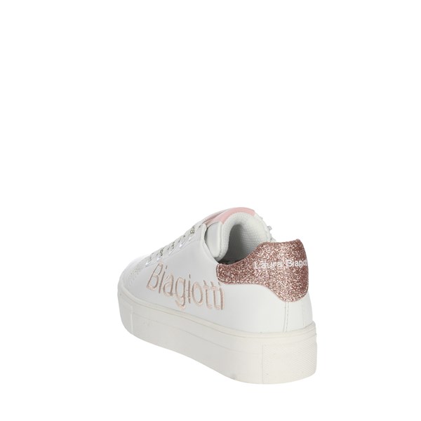 Laura Biagiotti Love Shoes Sneakers White/Light dusty pink 7823
