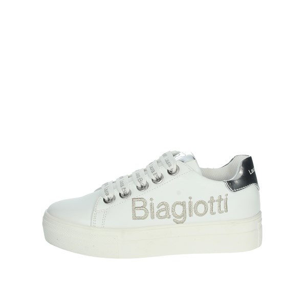 Laura Biagiotti Love Shoes Sneakers White/Silver 7823