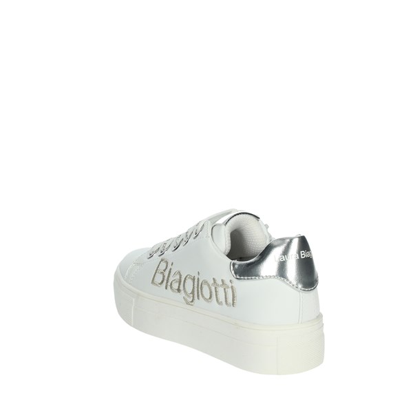 Laura Biagiotti Love Shoes Sneakers White/Silver 7823