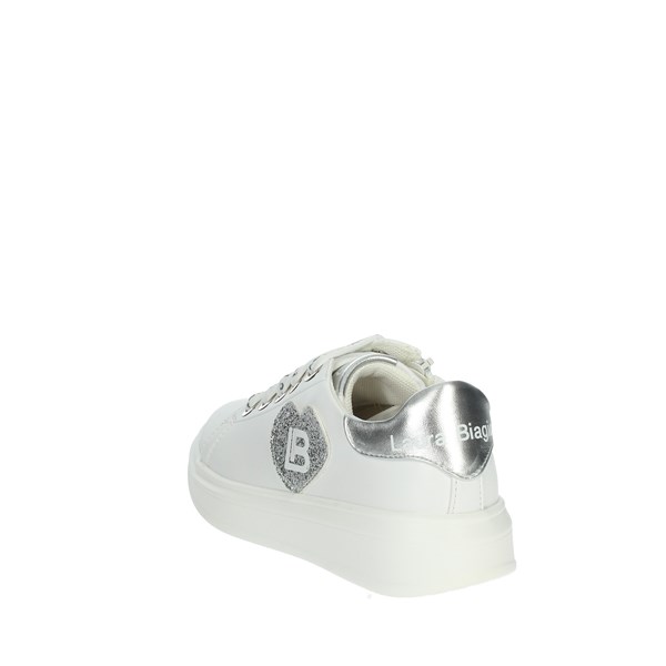 Laura Biagiotti Love Shoes Sneakers White/Silver 7810