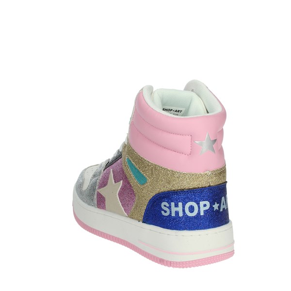 Shop Art Shoes Sneakers White/Pink SA80540