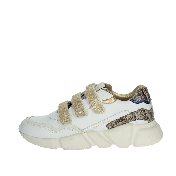 Serafini Shoes Sneakers White/Gold SNEAKERS 35