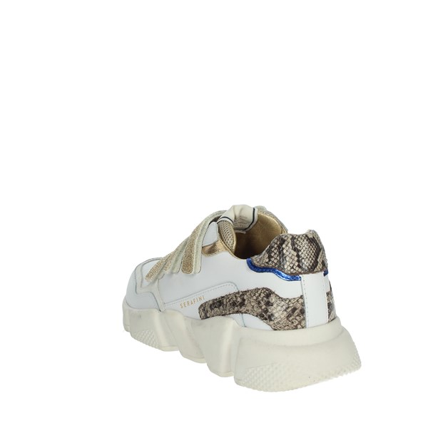 Serafini Shoes Sneakers White/Gold SNEAKERS 35