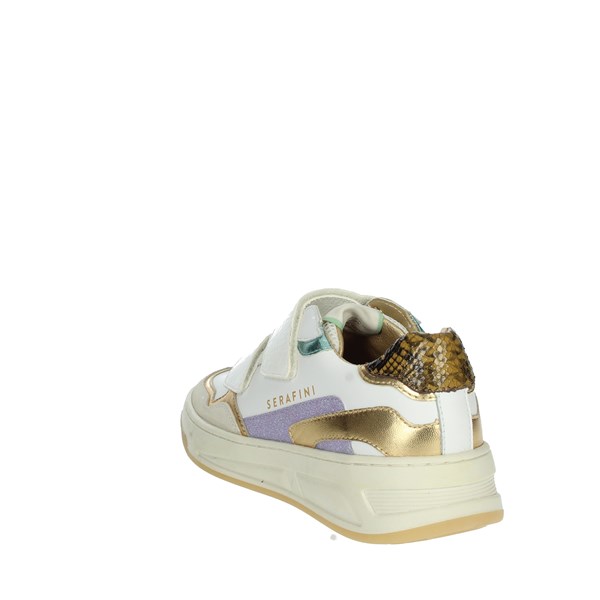 Serafini Shoes Sneakers White/Gold SNEAKERS 55